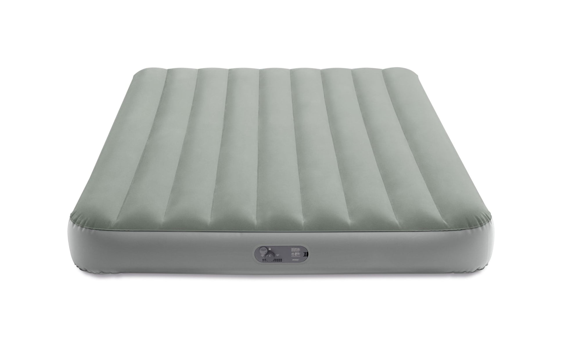 Intex 10" Queen Standard Dura-Beam Airbed Mattress with Built in Pump