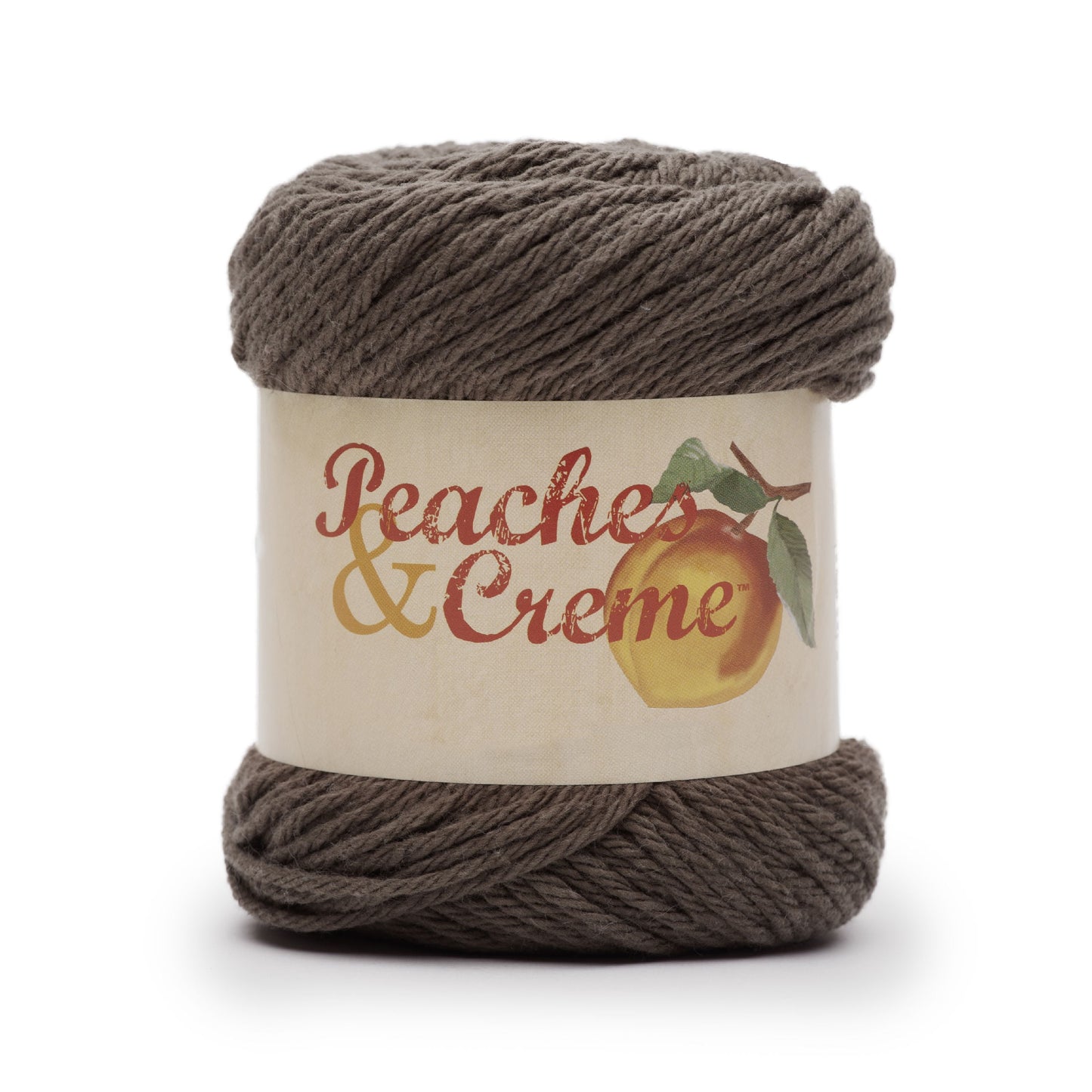 Peaches & Creme Solid 4 Medium Cotton Yarn, Bright Orange 2.5oz/70.9g, 120 Yards