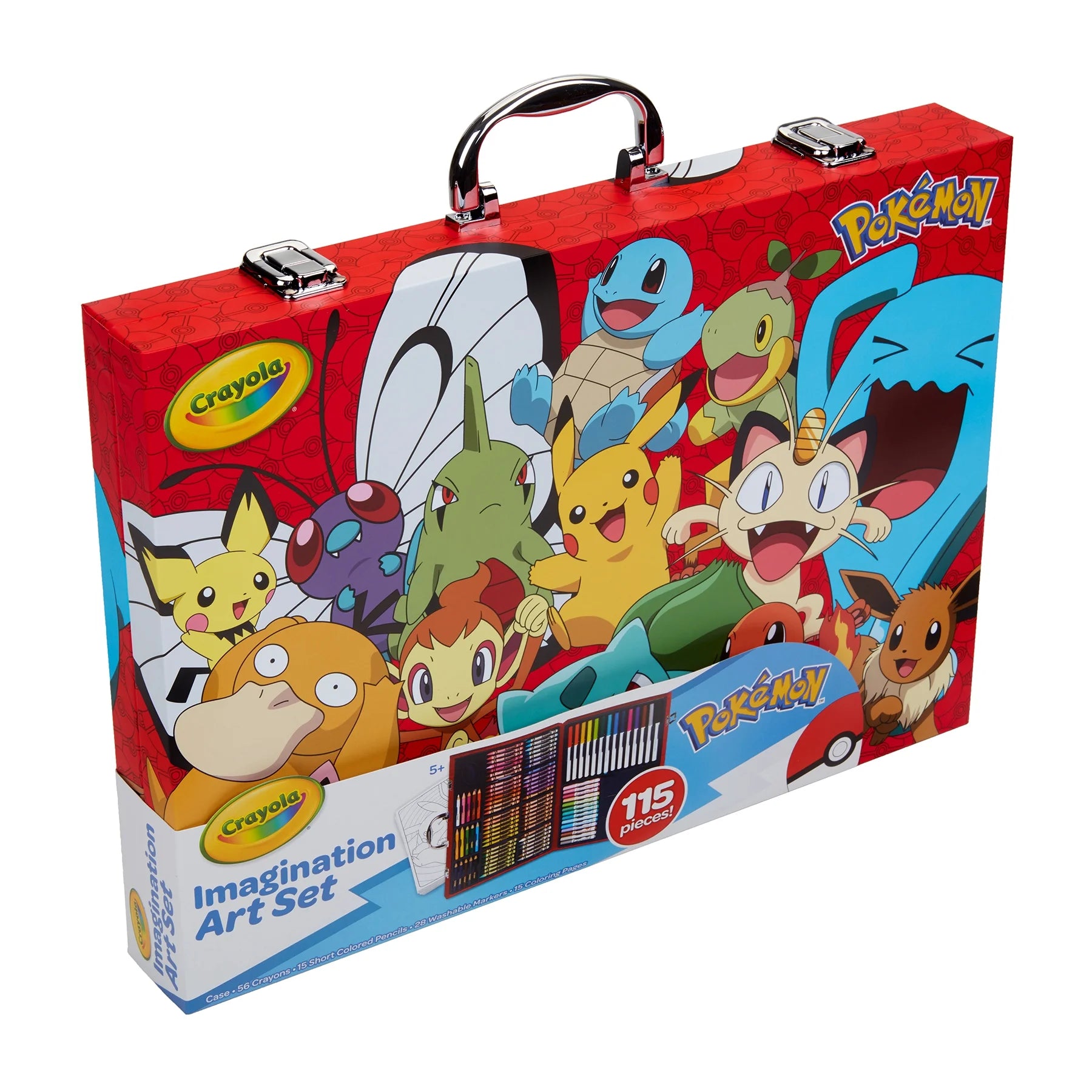 Crayola Imagination Art Set, Pokmon, 115 Pieces