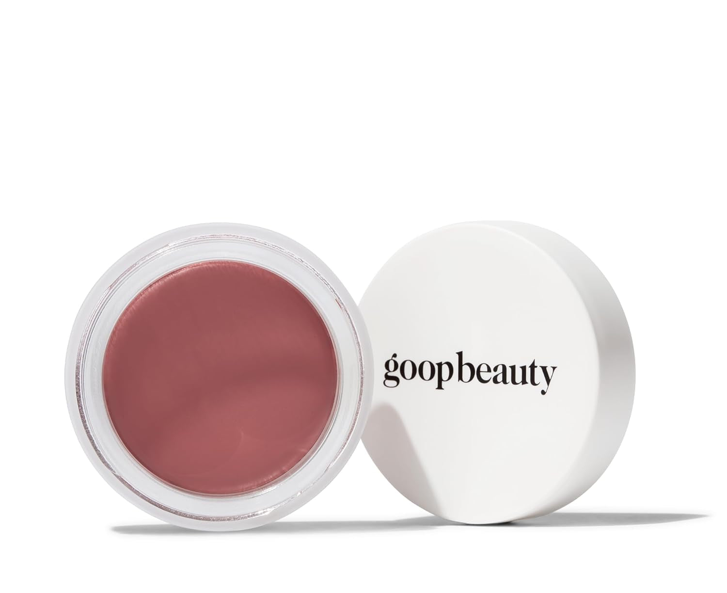 goop Beauty Cream Blush | Sheer Pop of Color for Lips & Cheeks | Vitamin C, Vitamin E, & Safflower Oil | Natural Makeup for Glowing Skin | Paraben & Silicone Free | 0.5 oz | Velveteen - Sheer Mauve