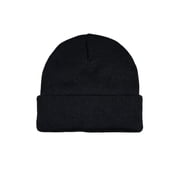 George Men's Arctic Cuff Knit Beanie,Black Soot