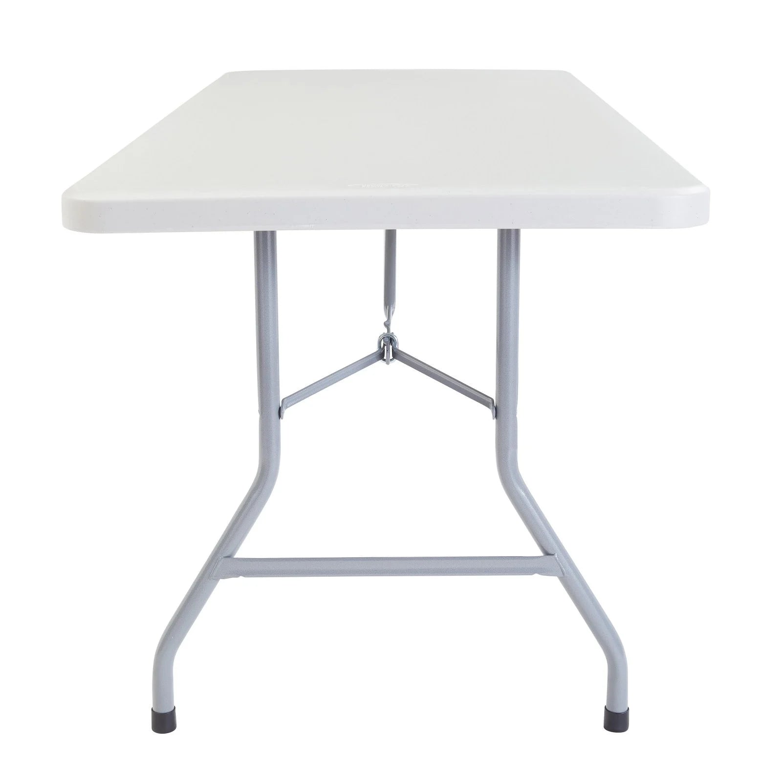 National Public Seating® 30" x 60" Rectangular Folding Table, Speckled Grey, 1000 lb capacity