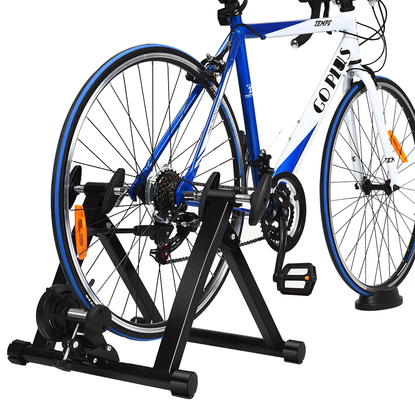 Costway Bike Trainer Folding Bicycle Indoor Exercise Training Stand