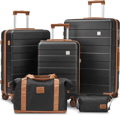 imiomo Luggage, ABS Hard Luggage Set with Spinner Wheels, with TSA Lock, Lightweight and Durable (Unisex)