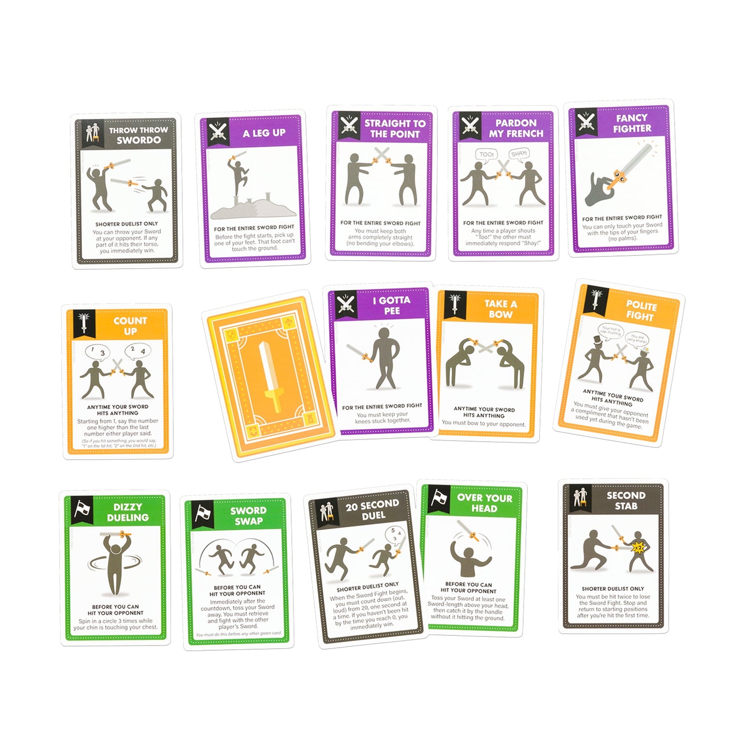 Let's Hit Each Other with Fake Swords Party Game from Exploding Kittens