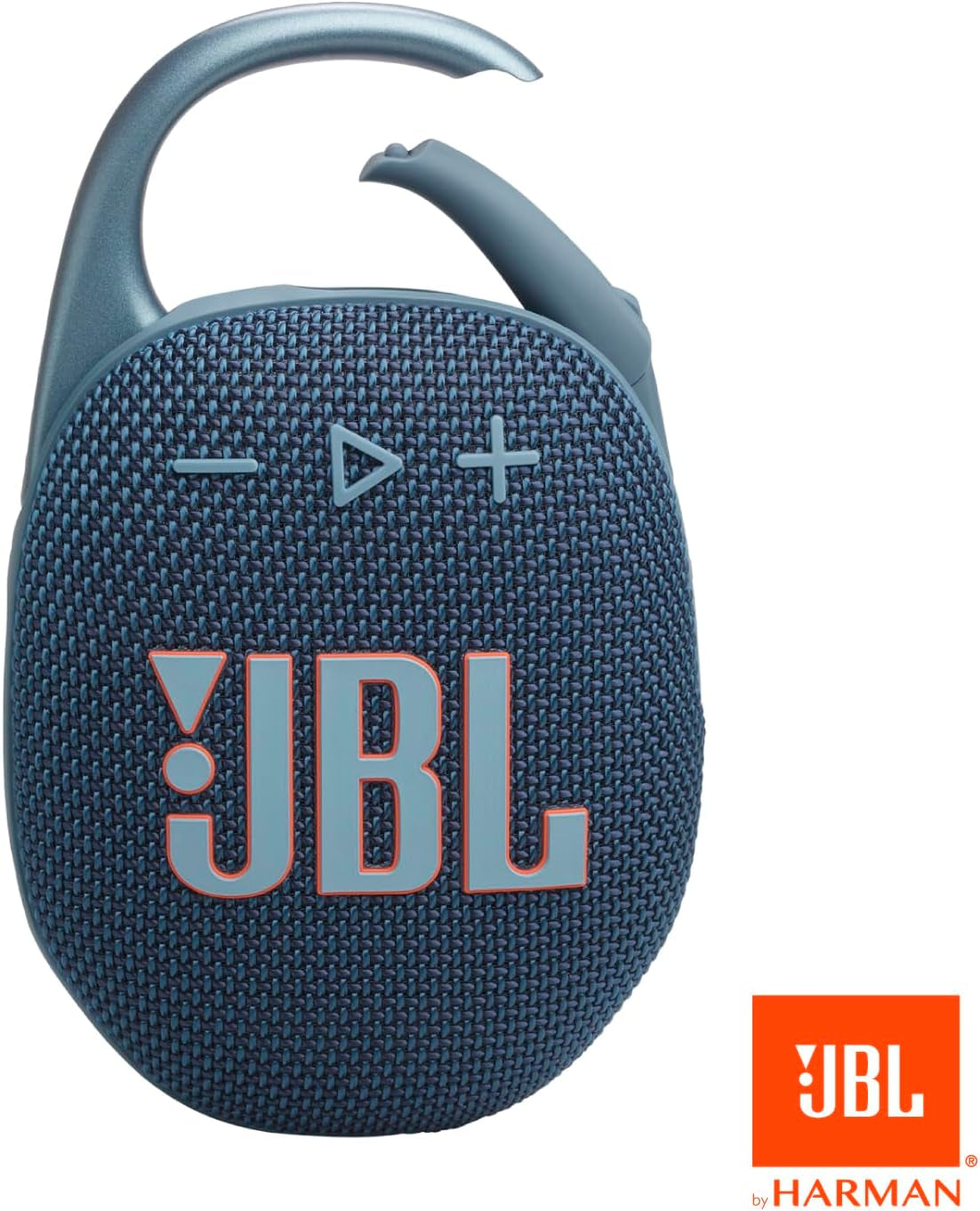 JBL Clip 5 - Ultra-Portable, Waterproof & Dustproof Bluetooth Speaker, Big Pro Sound with Punchy bass, Integrated Carabiner, Up to 12 Hours of Play, Made in Part with Recycled Materials (Blue)