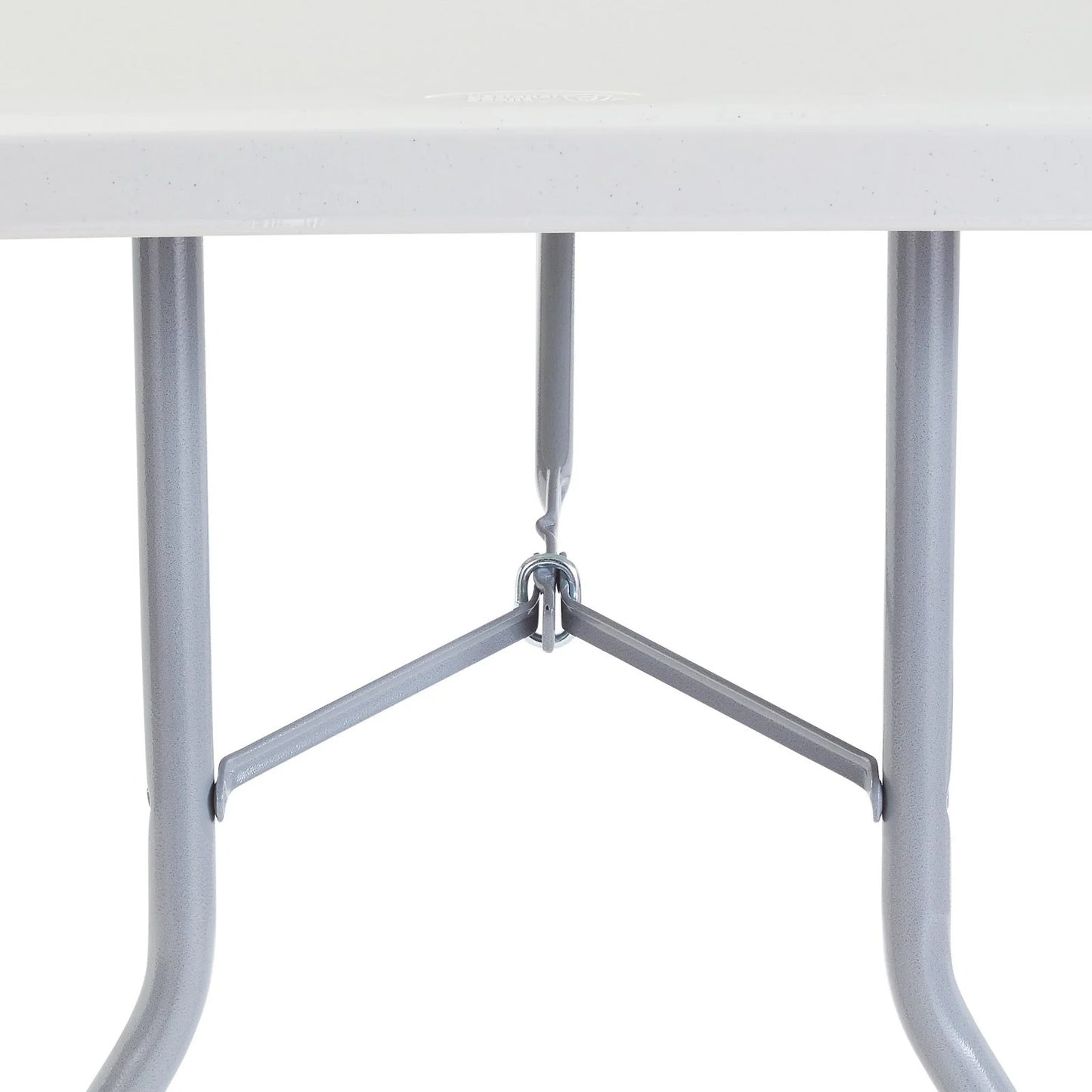 National Public Seating® 30" x 60" Rectangular Folding Table, Speckled Grey, 1000 lb capacity