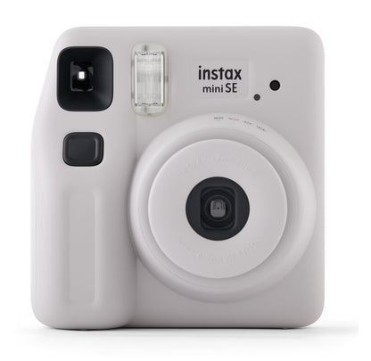 Fujifilm instax Mini SE Instant Camera with Bonus 10 pack Mini Film, Gray