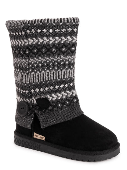 MUK LUKS Women's Janie Cozy Sweater Boot