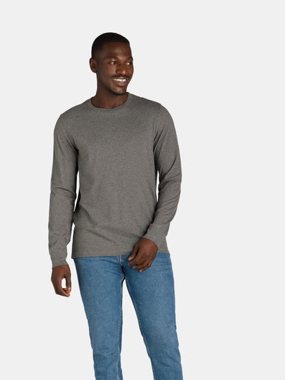 George Men's and Big Men's 3-Pack Crewneck Tee with Long Sleeves, Sizes XS-3XLT