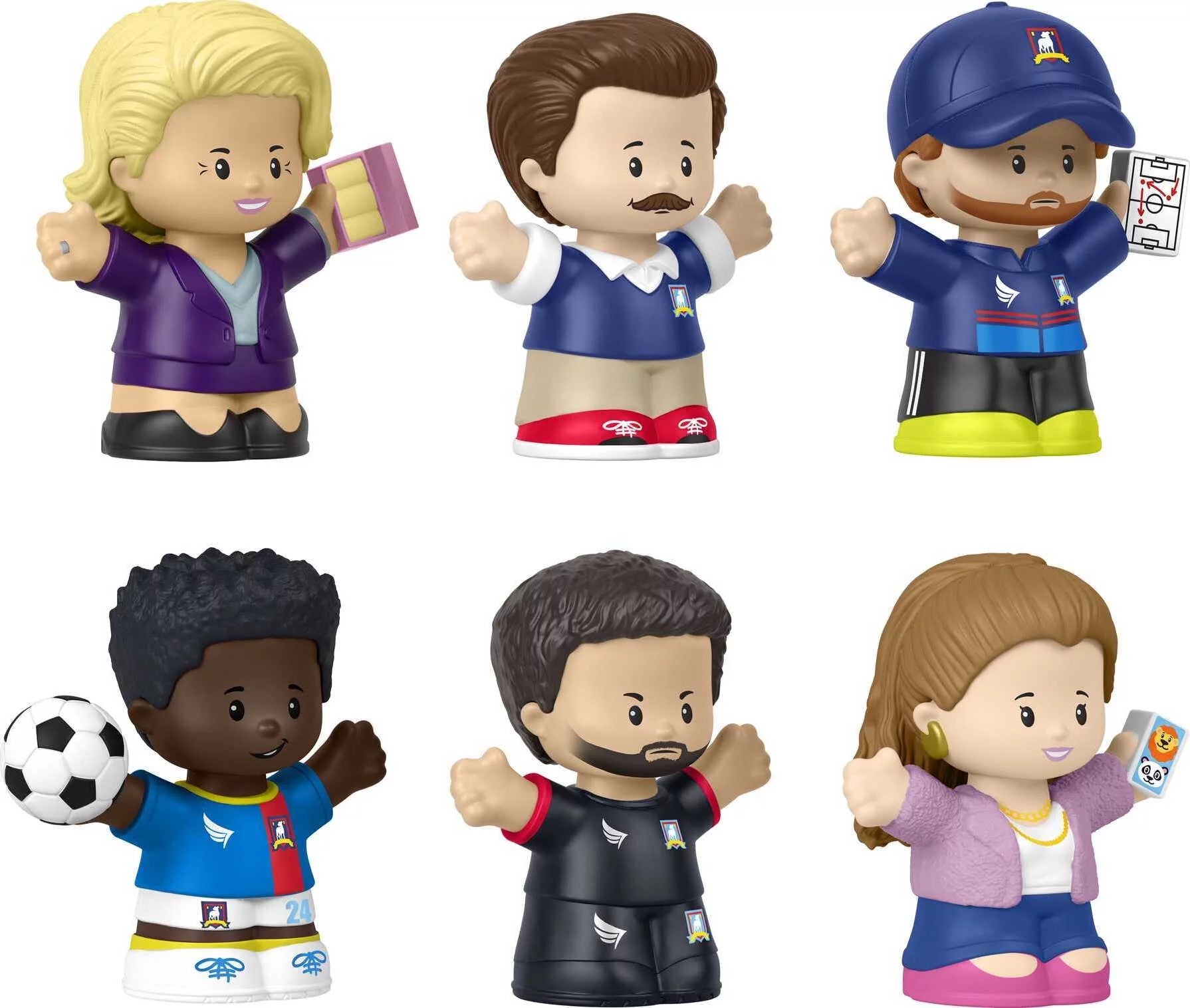 Little People Collector Ted Lasso Special Edition Set for Adults & Fans, 6 Figures