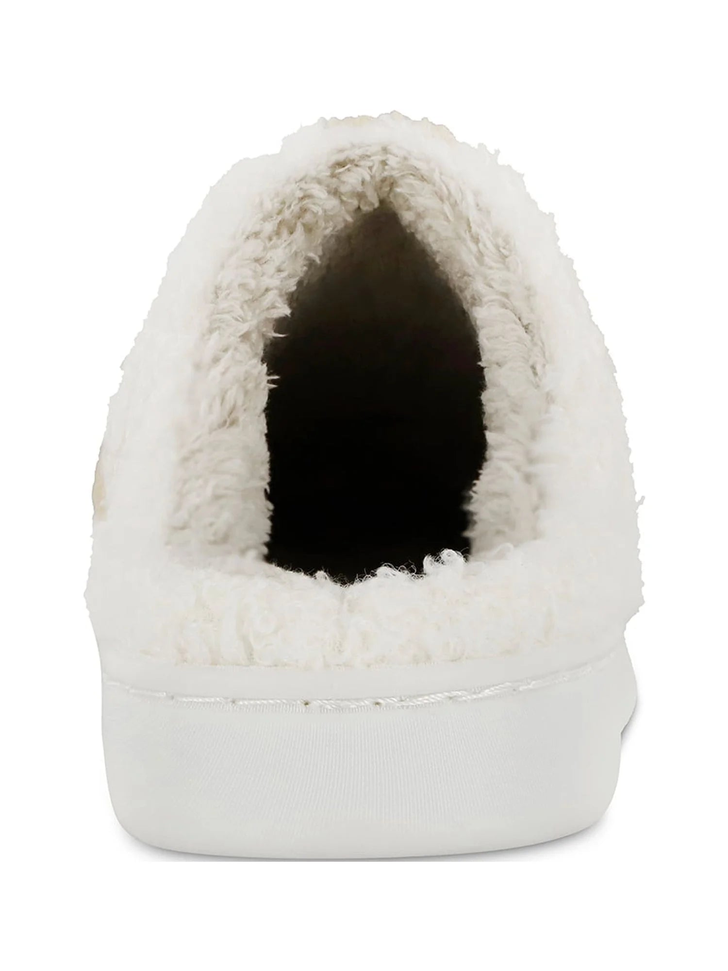 S+R Women's Smiley Graphic Cozy Slide Slipper