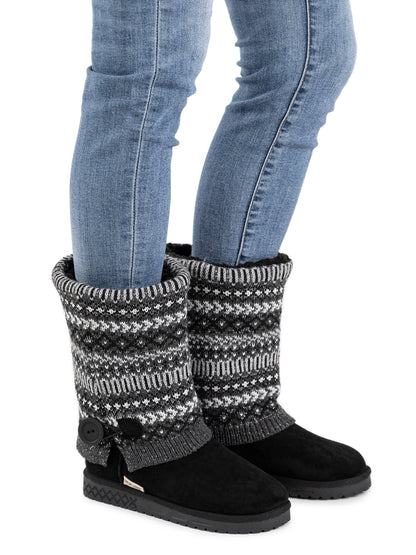 MUK LUKS Women's Janie Cozy Sweater Boot