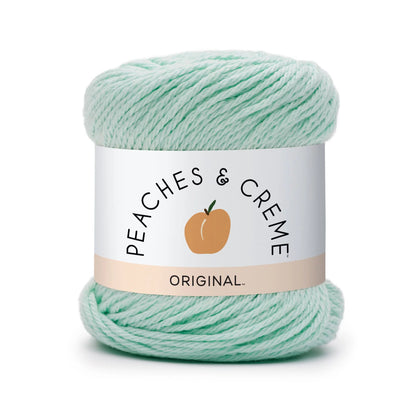 Peaches & Creme Solid 4 Medium Cotton Yarn, Bright Orange 2.5oz/70.9g, 120 Yards