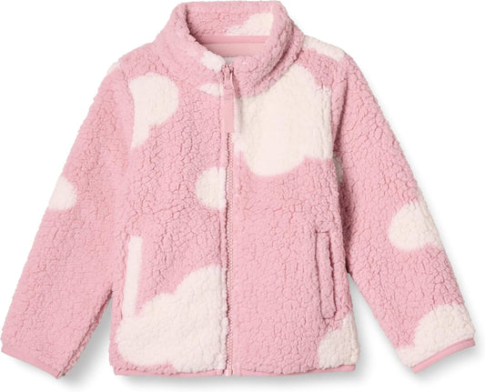 Amazon Essentials Girls and Toddlers' Sherpa Fleece Full-Zip Jacket