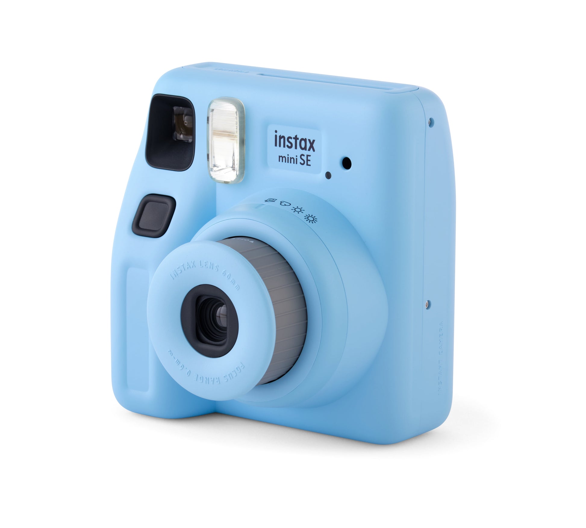 Fujifilm instax Mini SE Instant Camera with Bonus 10 pack Mini Film, Light Blue