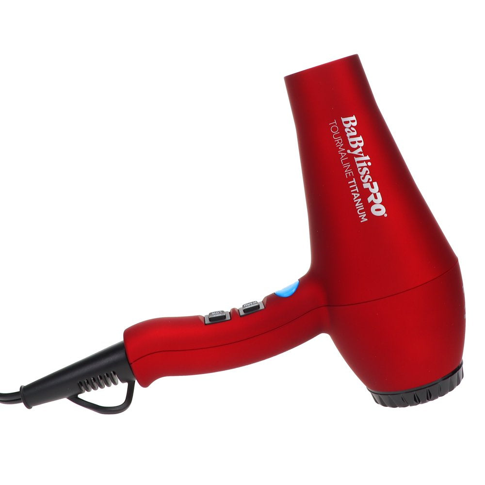 BaBylissPRO TT Tourmaline Titanium 3000 Dryer Red