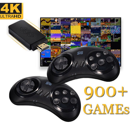  16-bit Video Game Console 4K Game Stick for Sega Genesis/Mega Drive HDMI 900+ TV Games