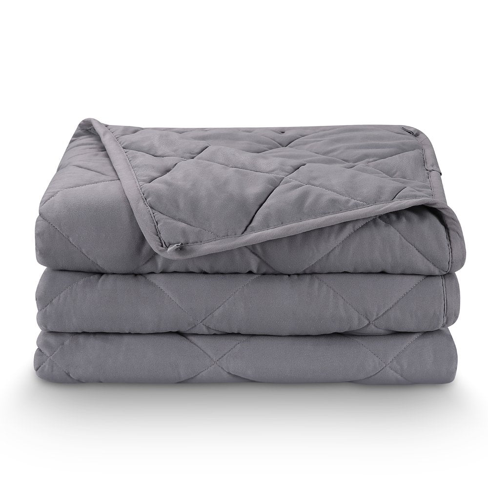 MARNUR Weighted Blanket 18 lbs Queen Size Heavy Breathable Cooling Blanket for Adults, 60" x 80", Gray