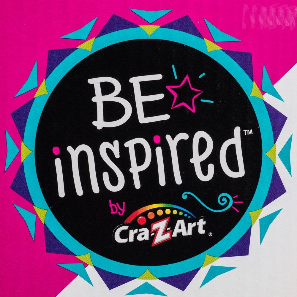 Cra-Z-Art Be Inspired Glitter Makeover Studio with Case, Multicolor Makeup Set, Ages 8 and up