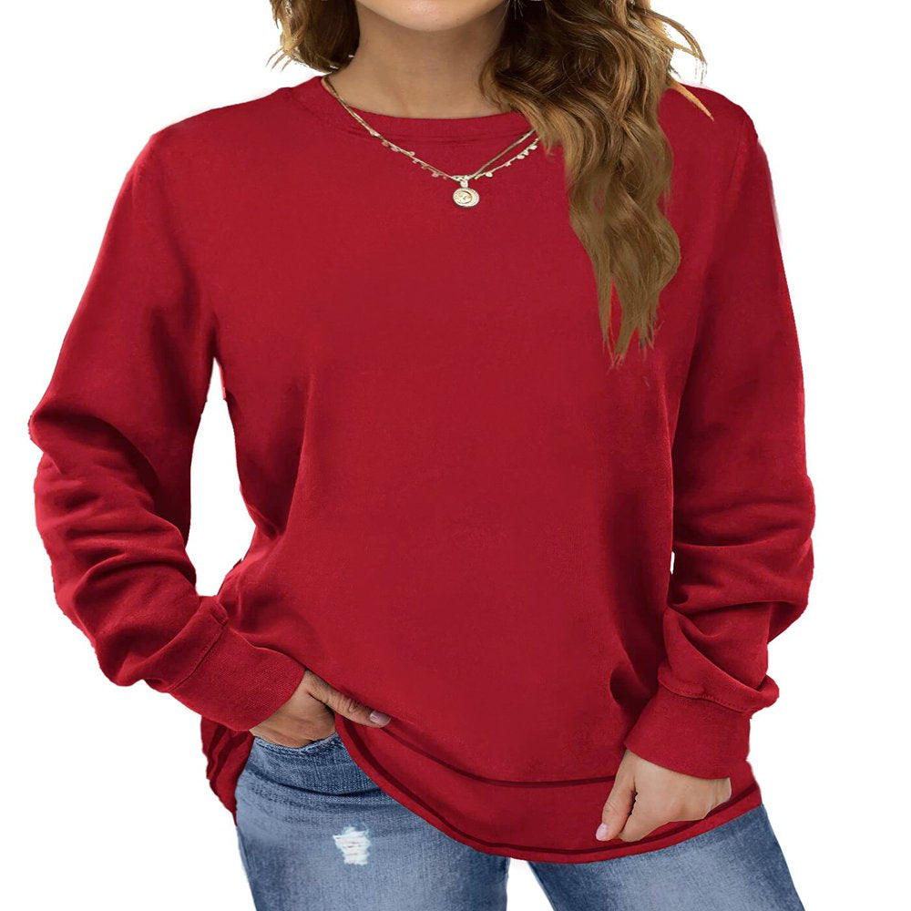 Fantaslook Sweatshirts for Women Crewneck Casual Long Sleeve Shirts Tunic Tops