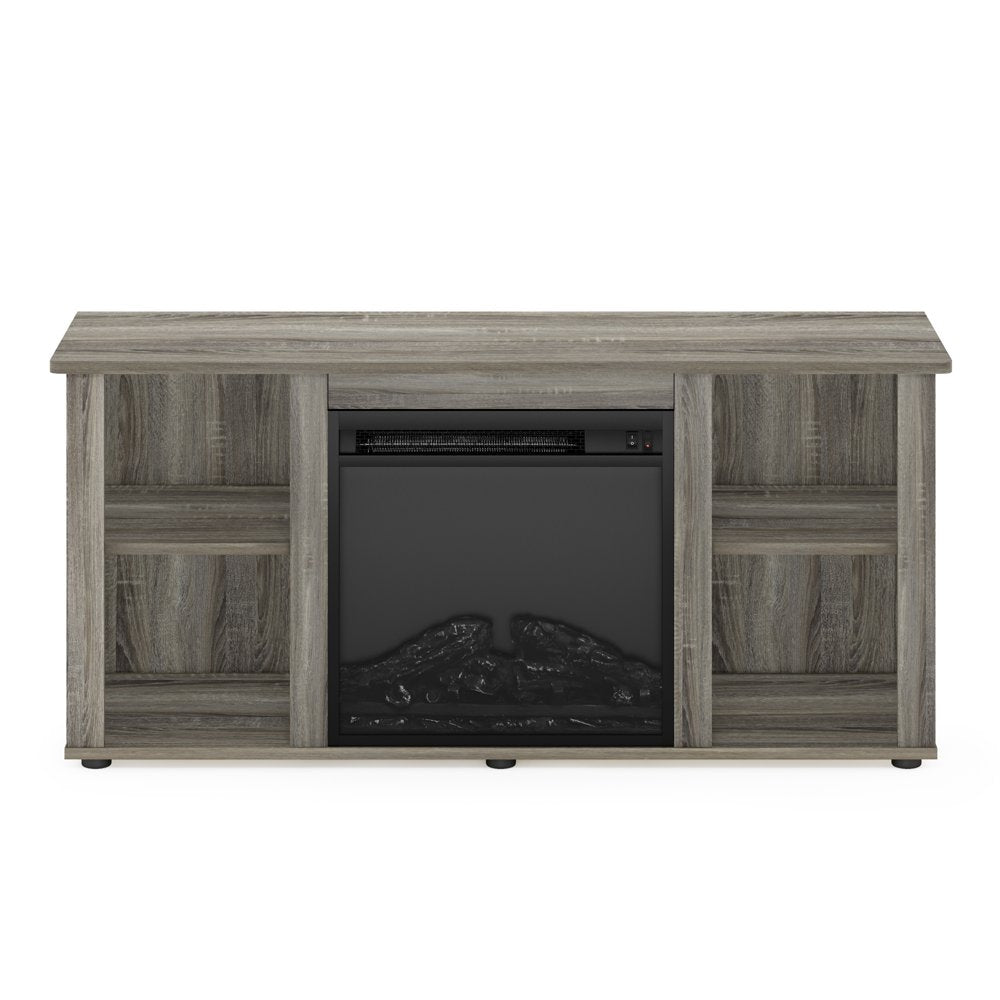 Furinno Jensen Fireplace TV Stand for TVs up to 55"