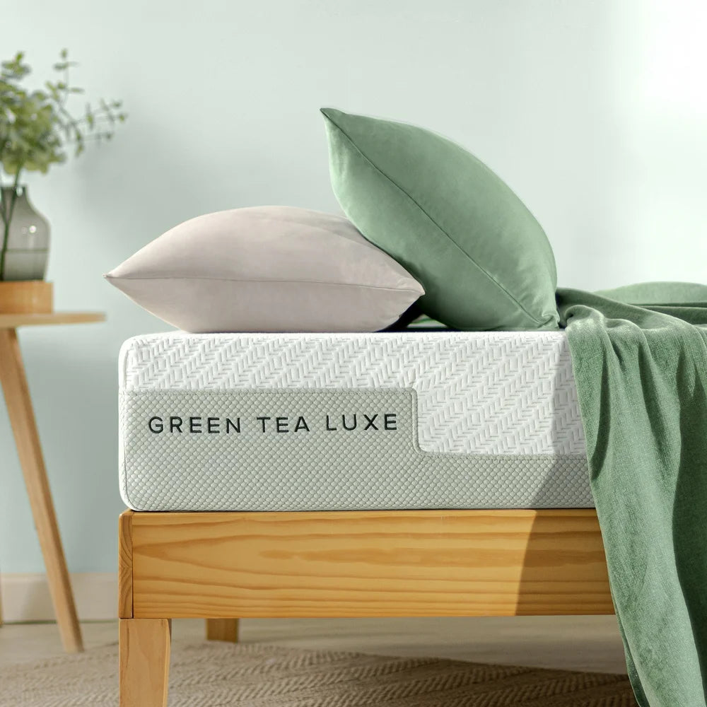 Zinus 8" Green Tea Luxe Queen Memory Foam Mattress, Made in the USA of US Foam and Global Materials, Adult