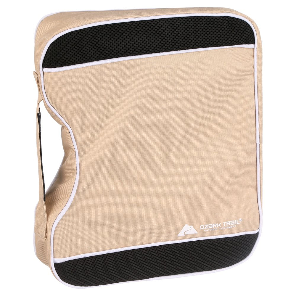  Beige and Black Stadium Cushion