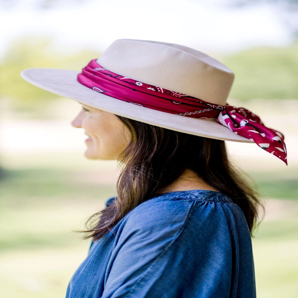 The Pioneer Woman Cowgirl Hat with 2 Scarves, Women’s