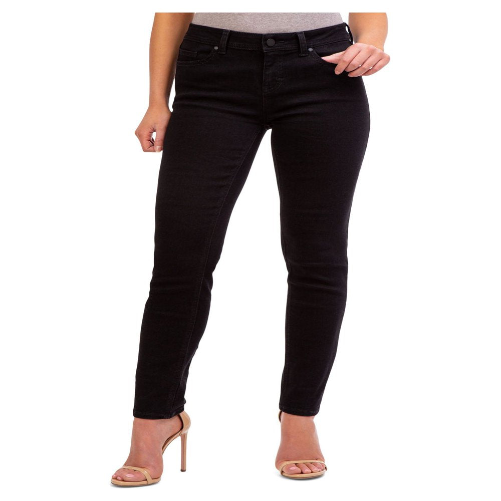 Jordache Women's Mid Rise Skinny Jeans