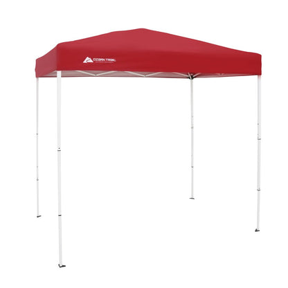  4' x 6' Instant Canopy Outdoor Shade Shelter, Brilliant Red; Assembled Dimensions :4 ft. x 6 ft. x 85 in.