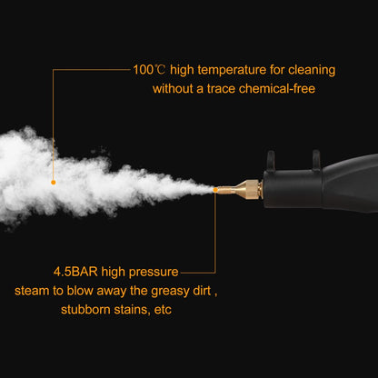 Anself 2500W Handheld Steam Cleaner, 1500ml Electric High Pressure Steam to Remove Dirt, Grime, Grease for Home Use, Kitchen, Bathroom, Car Detailing, Floor