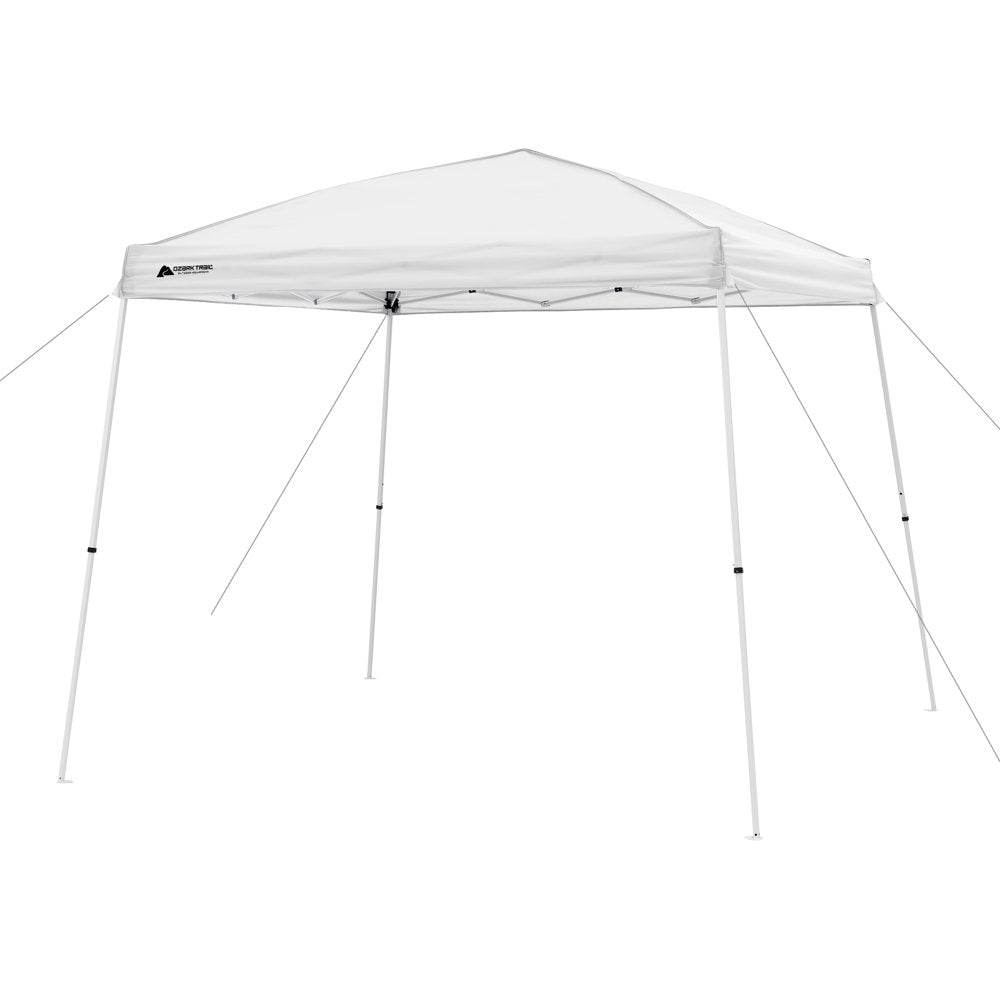 Ozark Trail 10' X 10' Simple Push Slant Leg Canopy (100 Sq. Ft.)