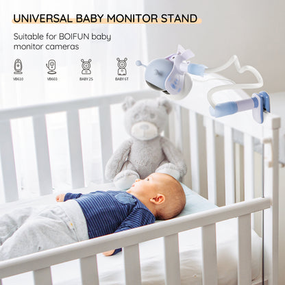 BOIFUN Baby Monitor with Remote Pan-Tilt-Zoom, 1080P, Cry and Motion Detection, 300M Long Range, APP, Night Vision, 5'' Wireless Baby Monitor with Camera and Audio (Supports 2.4Ghz WiFi Only)