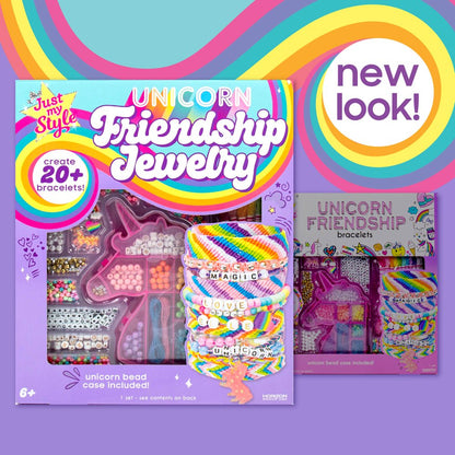  Unicorn Friendship Bracelet Making Kit, Child, Ages 6+