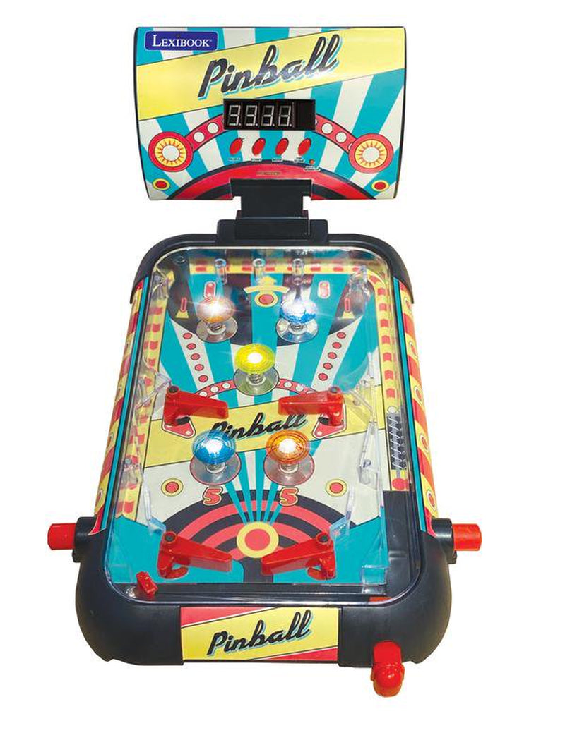  electronic pinball, action and reflex game for children and family, LCD screen, light and sound effects,  JG610