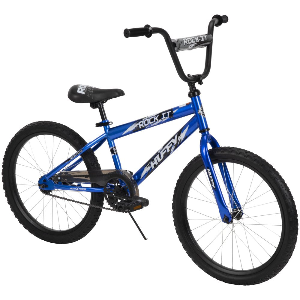 Huffy 20 in. Rock It Kids Bike for Boys Ages 5 and up, Child, Royal Blue