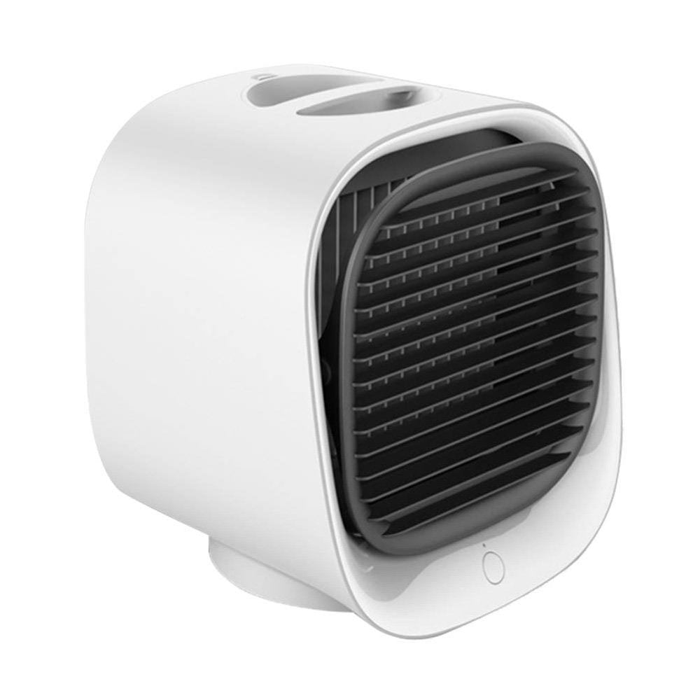 Axgear Portable Air Cooler Table Air Conditioner Fan W Icebox Humidifier USB Power