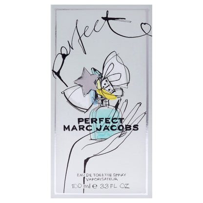 Marc Jacobs Perfect Eau De Toilette Spray, Perfume for Women, 3.3 oz