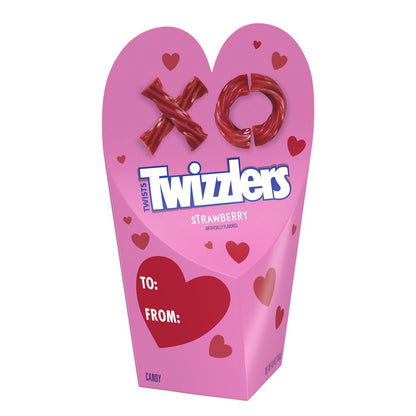 Twizzlers Twists Strawberry Valentine's Day Candy, Gift Box 4.8 oz