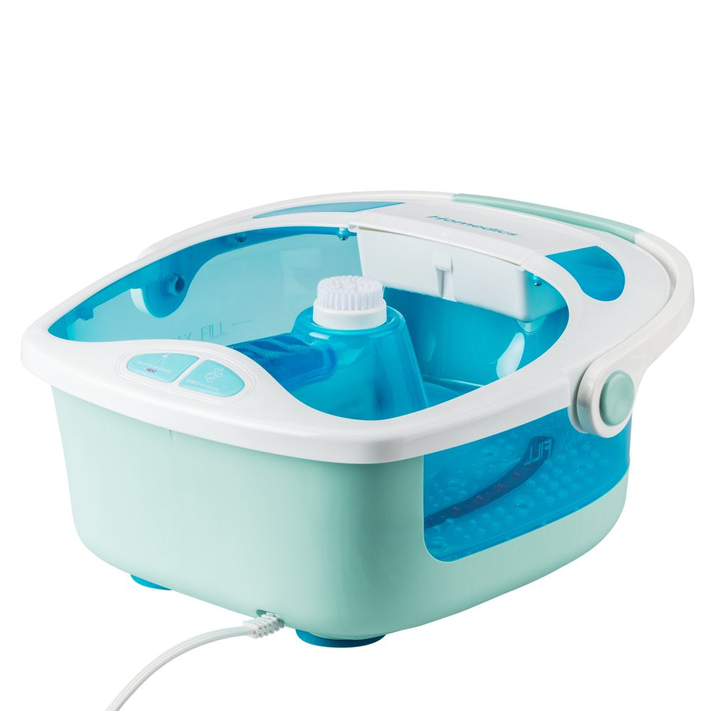 Homedics Shower Bliss Footspa with Massaging Water Jets, 3 Attachments and Toe-Touch Controls, FB-625