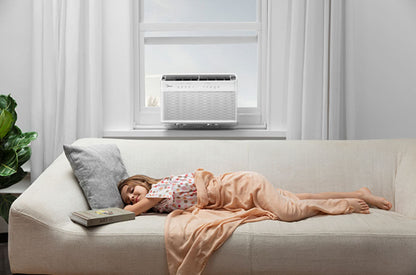 Midea Smart Inverter U-Shaped Window Air Conditioner, 35% Energy Savings, Extreme Quiet, Cools up to 350 Sq. Ft., MAW08V1QWT