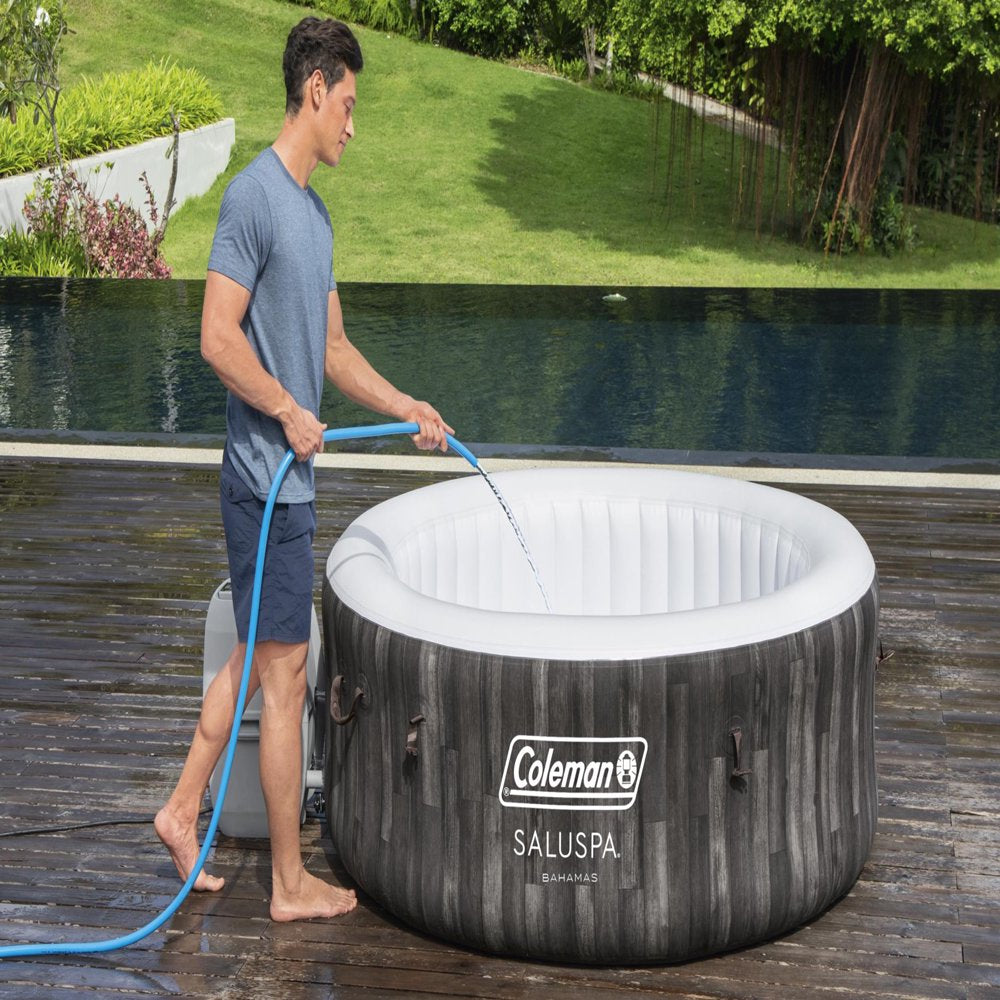 Coleman 71" x 26" Bahamas AirJet Spa Outdoor 177 gal. Inflatable Hot Tub, Max Temperature of 104˚F