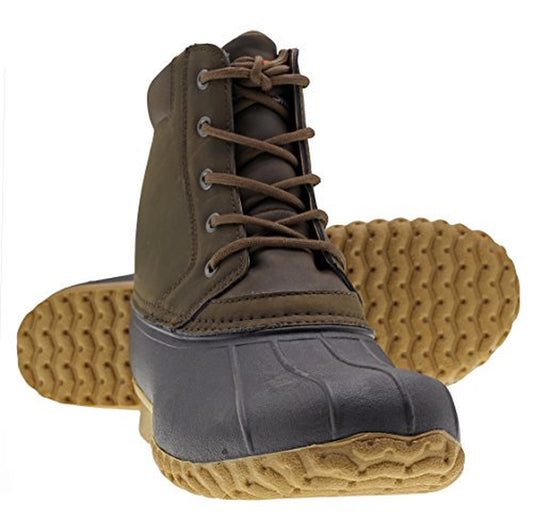 ARCTICSHIELD Men'S Insulated Duck Boots, Dark Brown, Sz 10