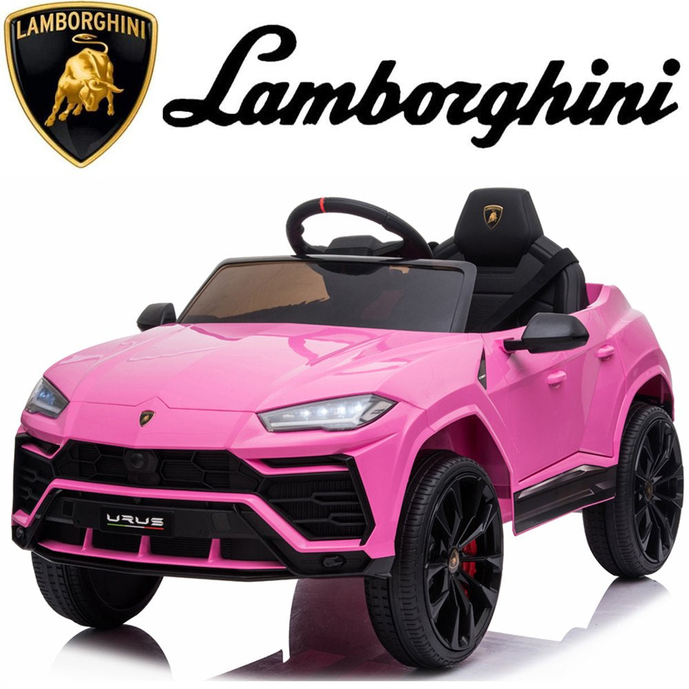 Lamborghini 12 V Powered Ride on Cars, Remote Control, Battery Powered, Pink