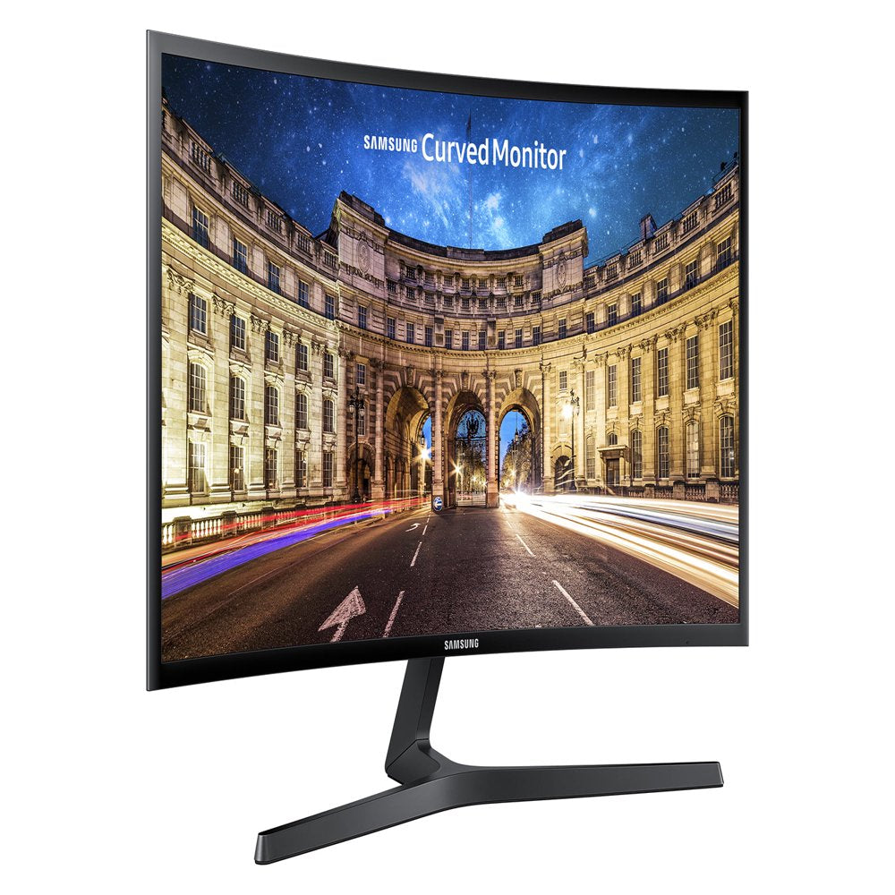 SAMSUNG 27" Class Curved 1920x1080 VGA HDMI 60hz 4ms AMD FREESYNC HD LED Monitor - LC27F396FHNXZA