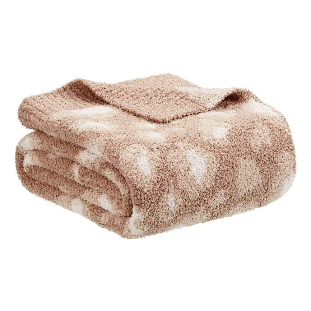 Better Homes & Gardens Cozy Knit Throw, 50"X72", Cream