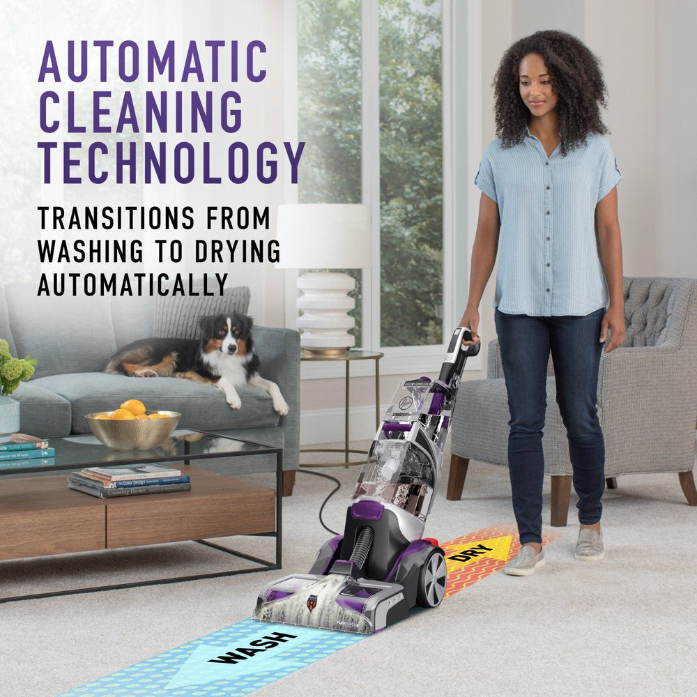 Hoover Smartwash Pet Complete Automatic Carpet Cleaner Machine, FH53010