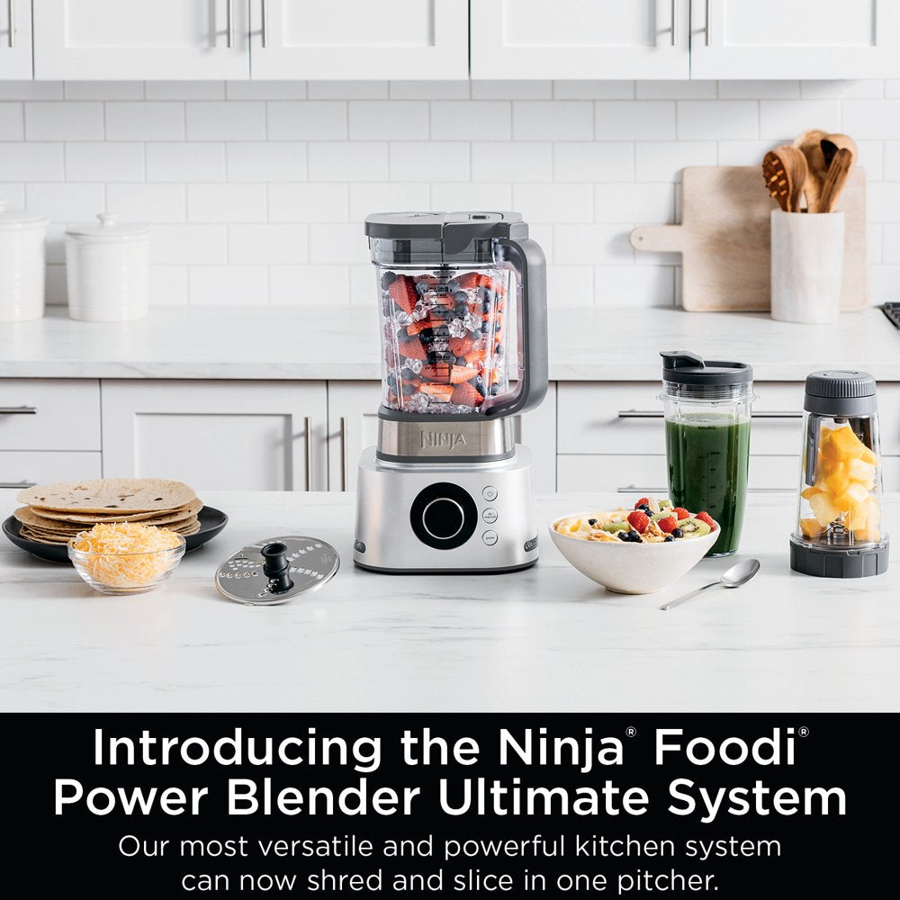 Ninja Foodi 72 oz Power Blender Ultimate System 1200 W, Silver, SS400