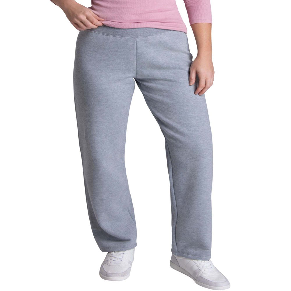 Fruit of the Loom Women's Eversoft Fleece Open Bottom Pant